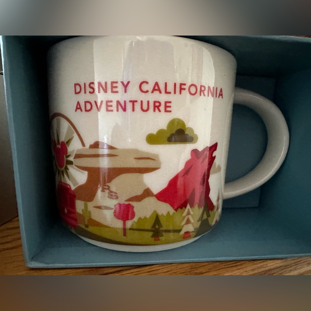 Starbucks You Are Here Mug Disney California Adventure Edition NO BOX
